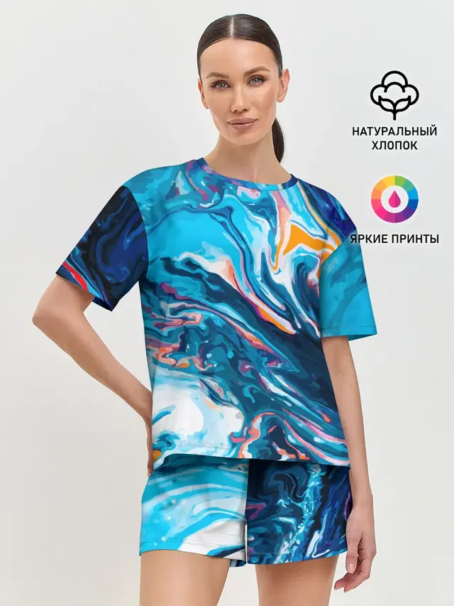 Женская пижама с шортами