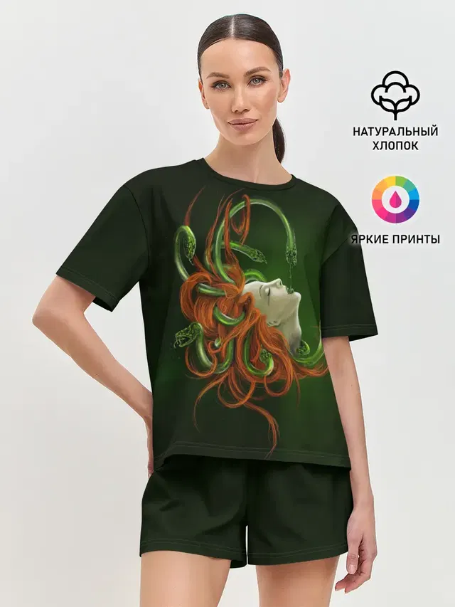 Женская пижама с шортами