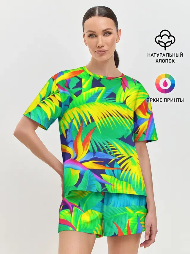 Женская пижама с шортами