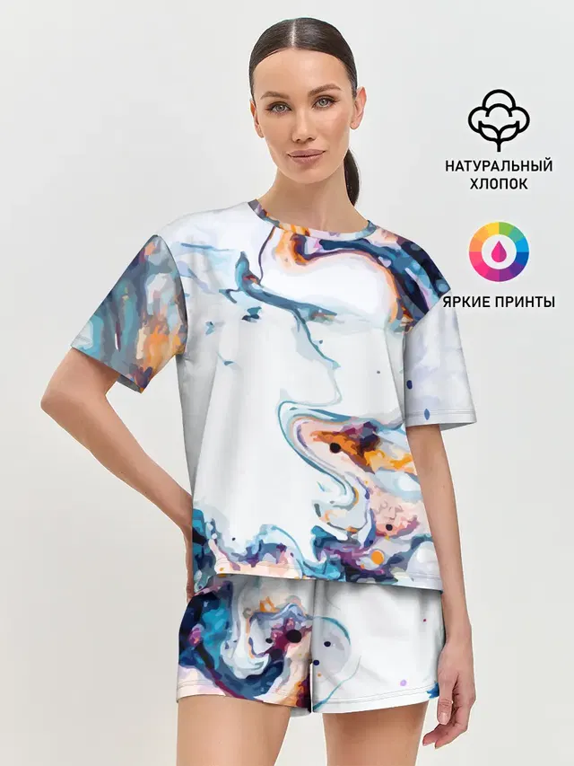 Женская пижама с шортами