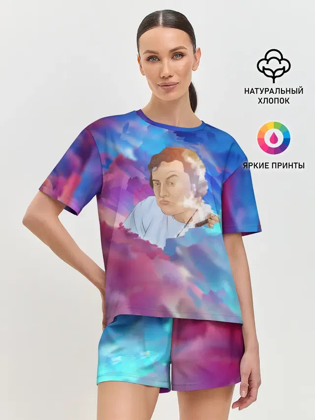 Женская пижама с шортами