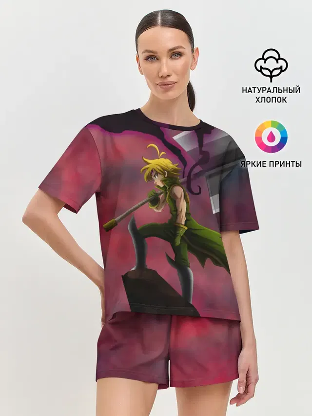 Женская пижама с шортами
