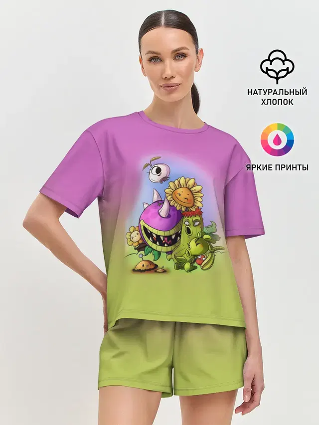 Женская пижама с шортами