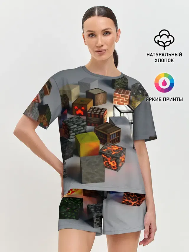 Женская пижама с шортами