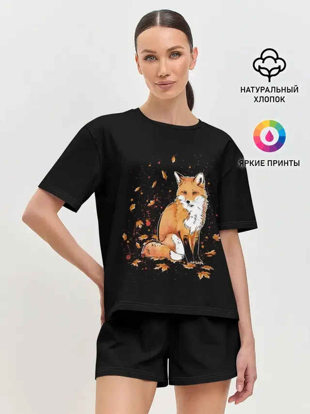 Женская пижама с шортами