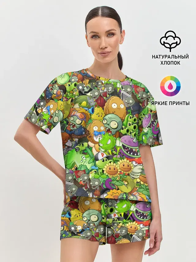 Женская пижама с шортами