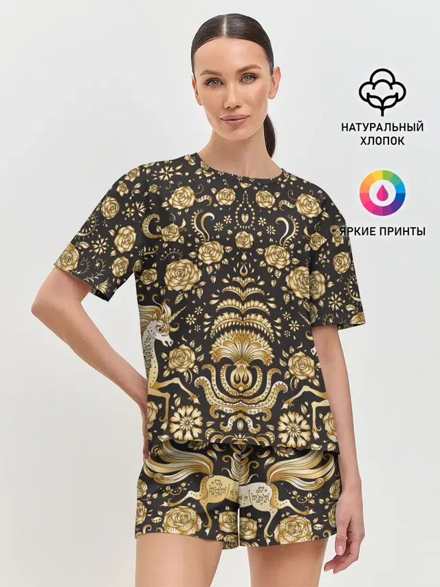 Женская пижама с шортами