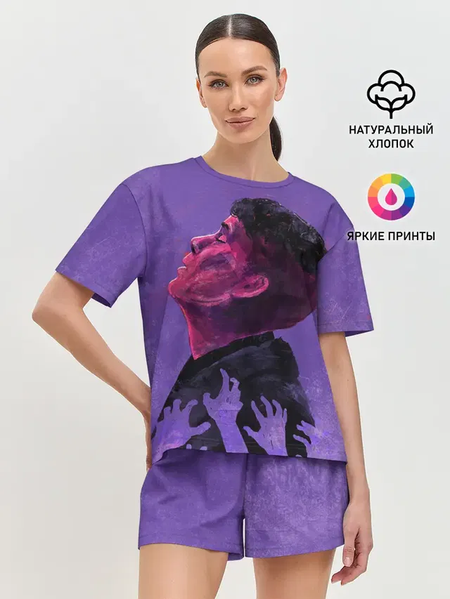 Женская пижама с шортами