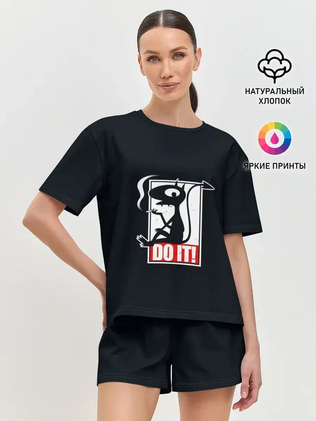 Женская пижама с шортами