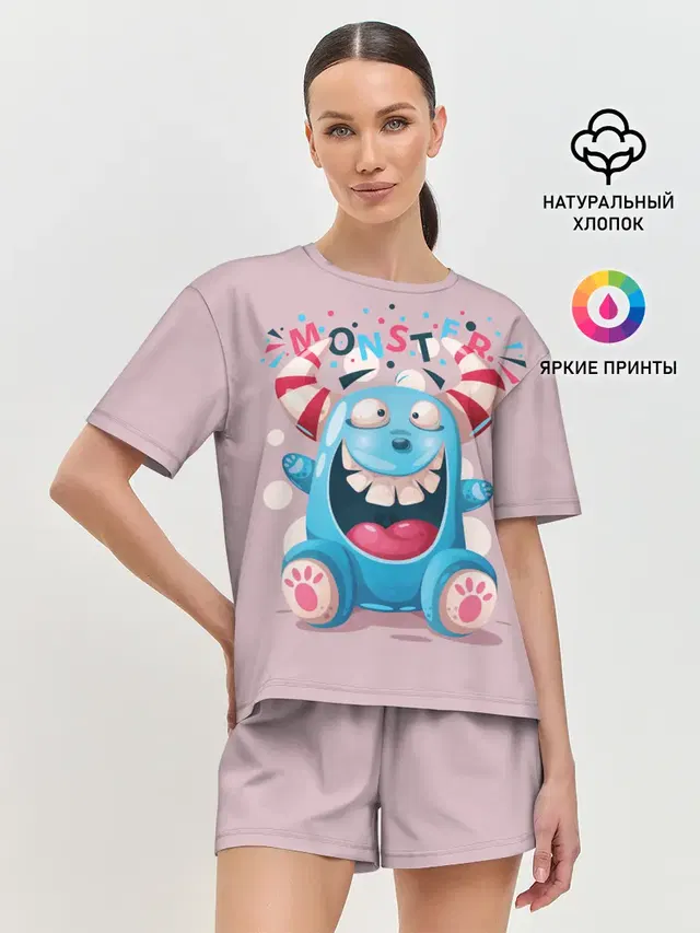 Женская пижама с шортами