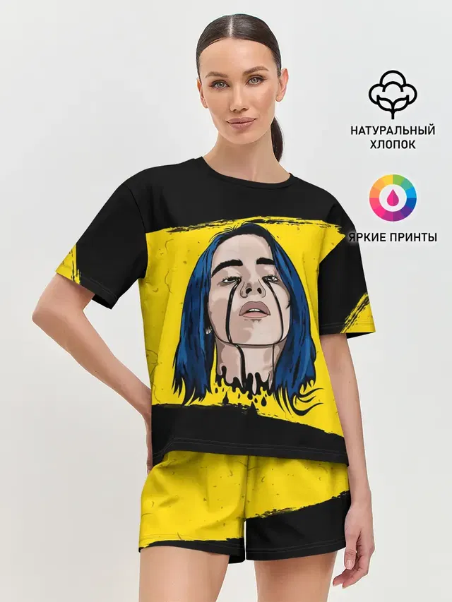 Женская пижама с шортами