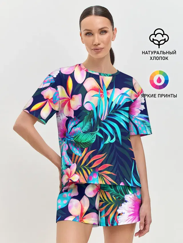 Женская пижама с шортами