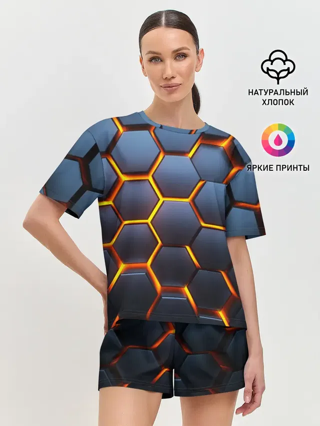 Женская пижама с шортами