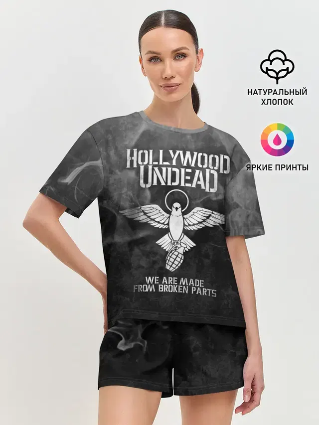 Женская пижама с шортами