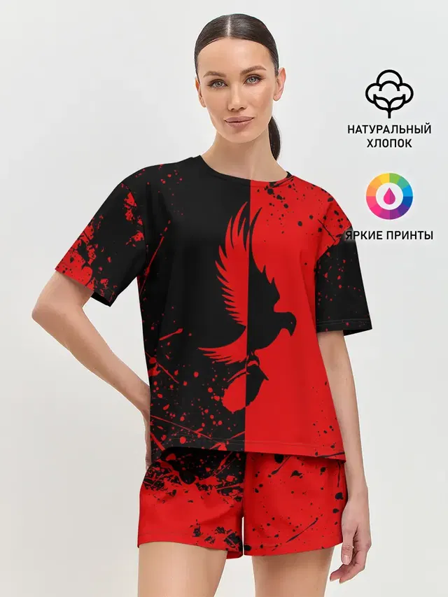Женская пижама с шортами