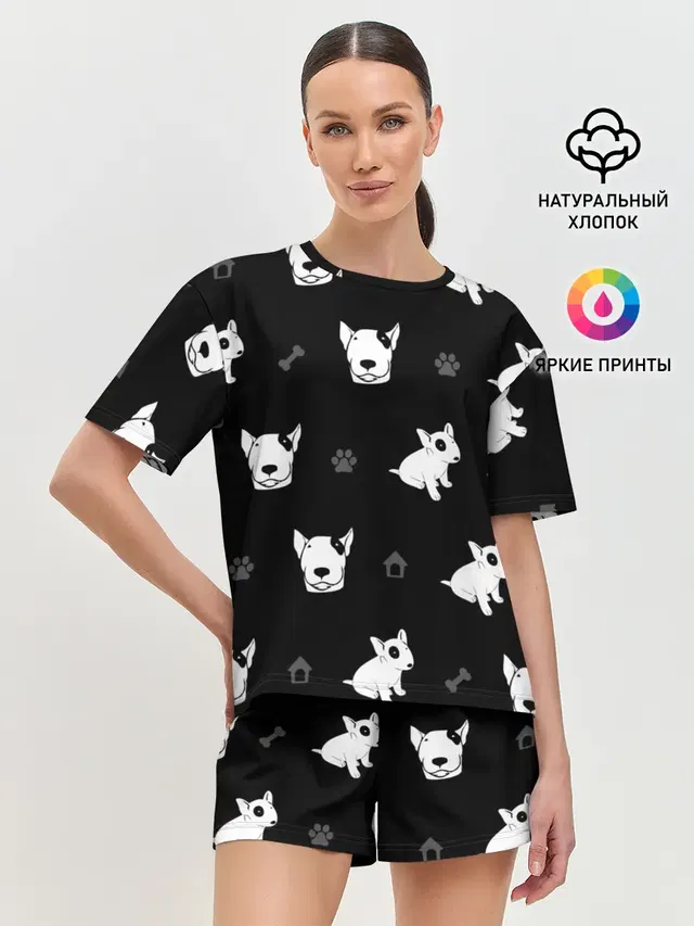 Женская пижама с шортами