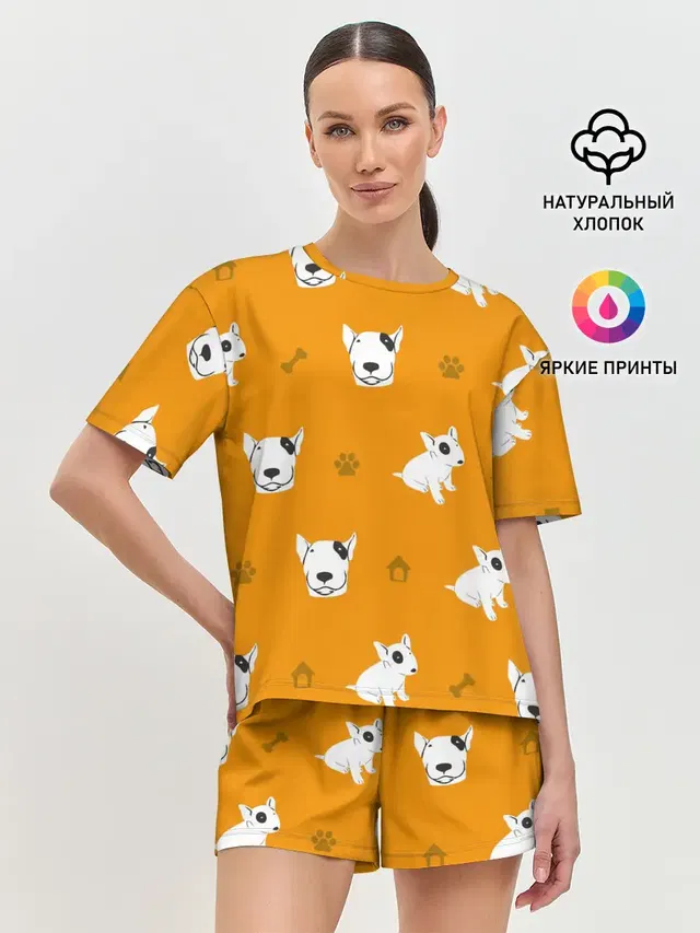 Женская пижама с шортами