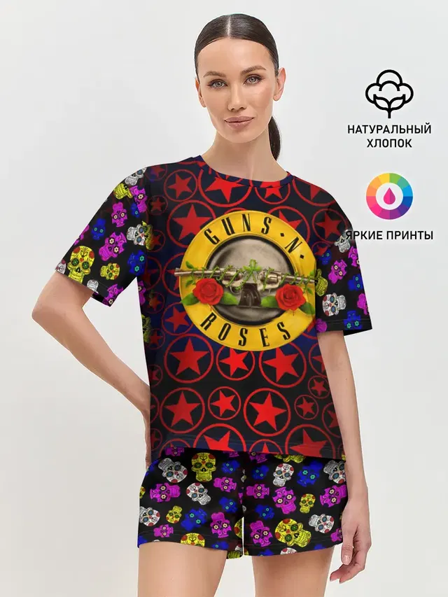 Женская пижама с шортами