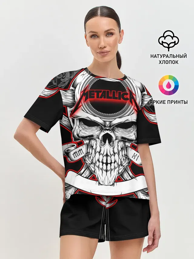 Женская пижама с шортами