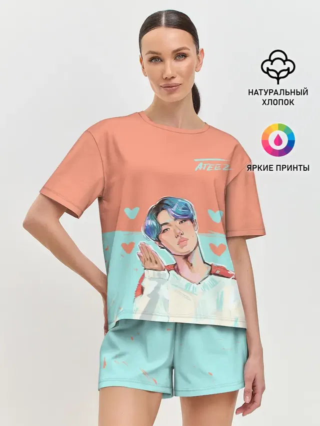 Женская пижама с шортами