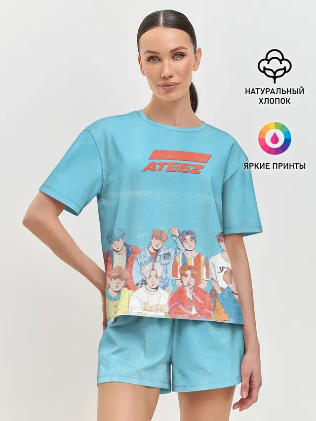 Женская пижама с шортами
