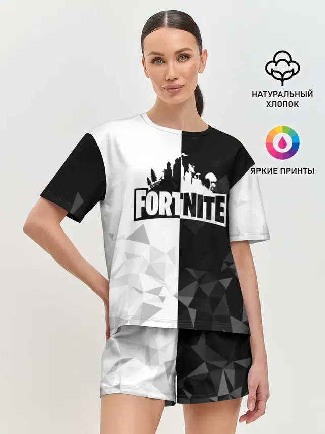 Женская пижама с шортами