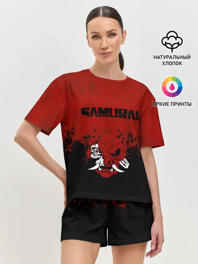 Женская пижама с шортами