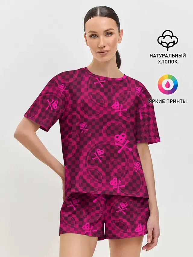 Женская пижама с шортами
