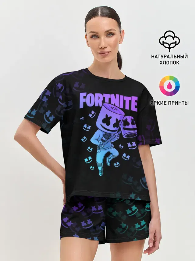 Женская пижама с шортами