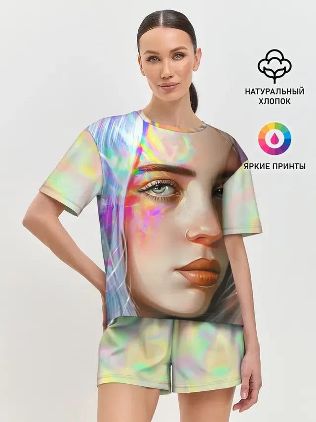 Женская пижама с шортами