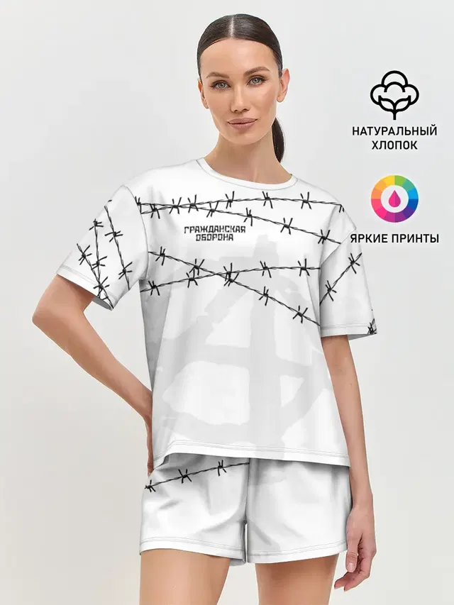 Женская пижама с шортами