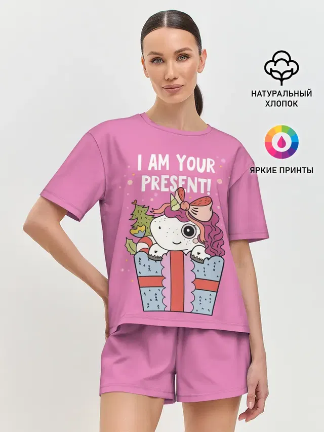 Женская пижама с шортами