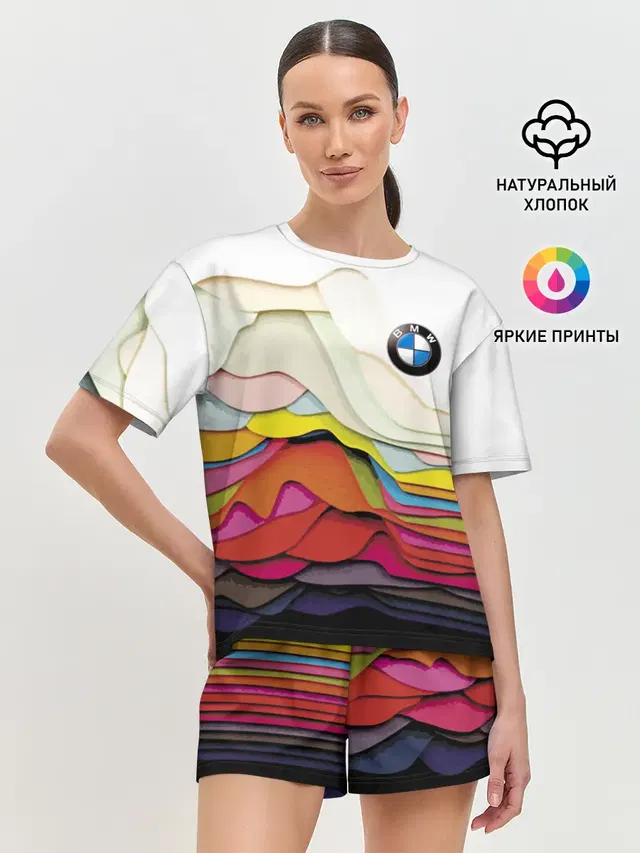 Женская пижама с шортами