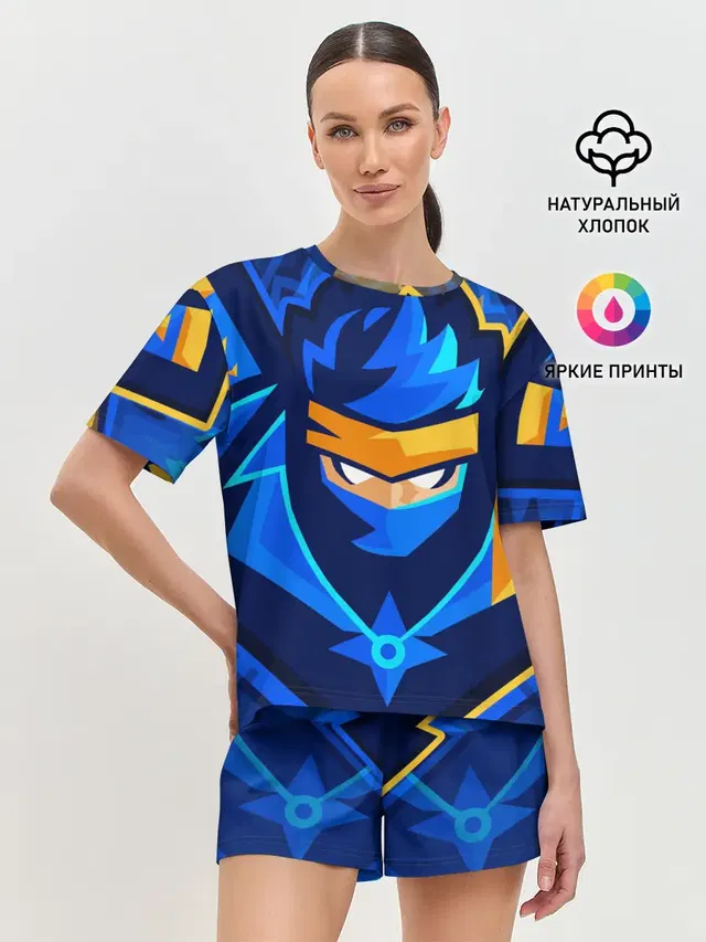 Женская пижама с шортами