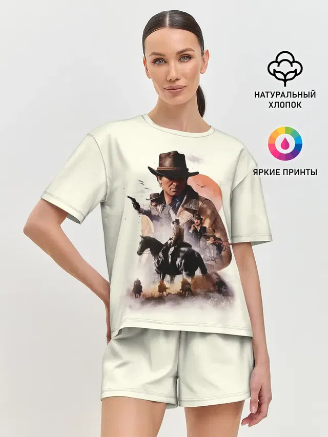 Женская пижама с шортами