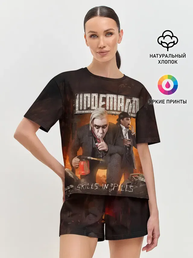 Женская пижама с шортами