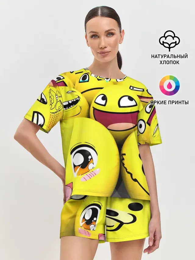 Женская пижама с шортами