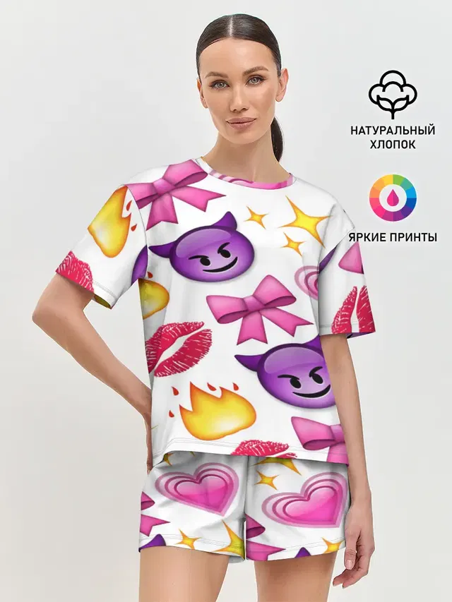 Женская пижама с шортами