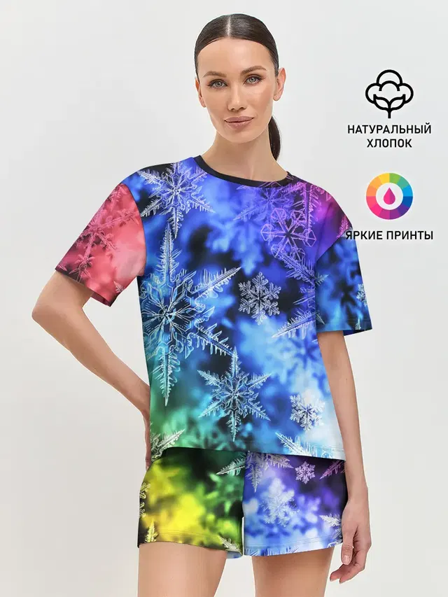 Женская пижама с шортами