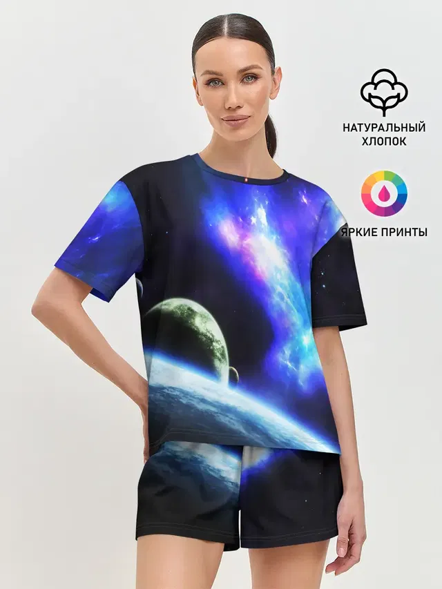 Женская пижама с шортами