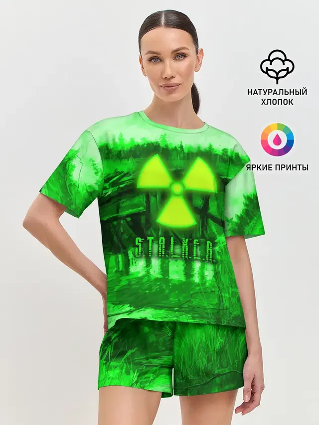 Женская пижама с шортами