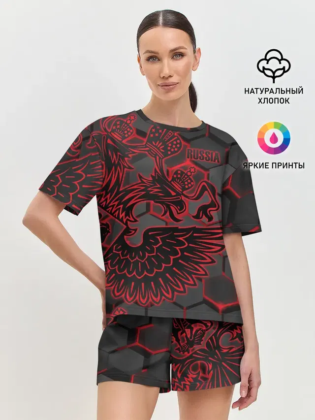Женская пижама с шортами