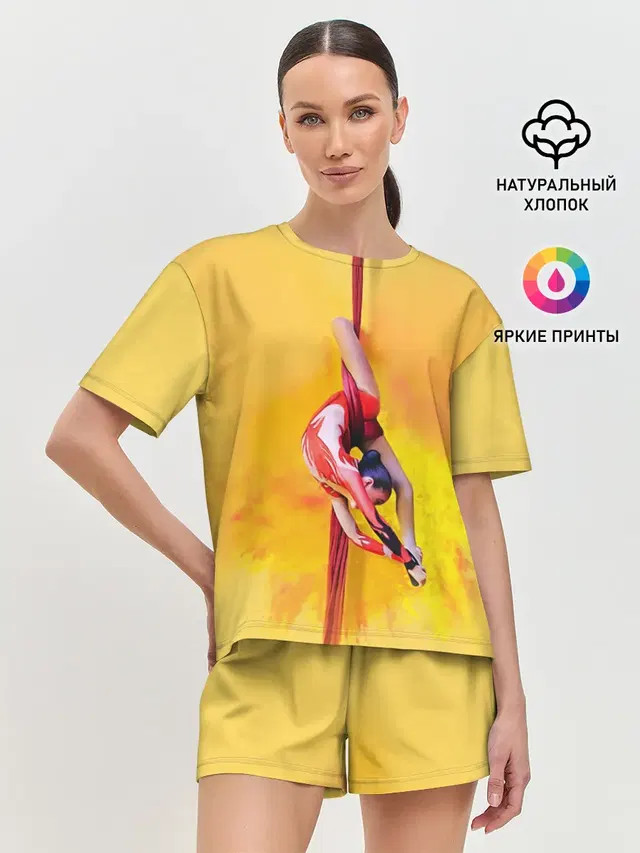 Женская пижама с шортами