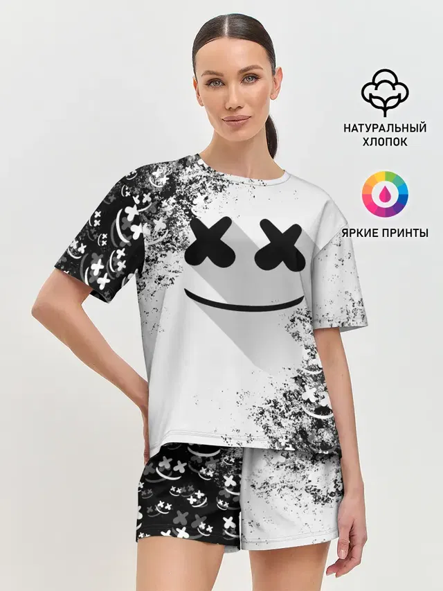 Женская пижама с шортами