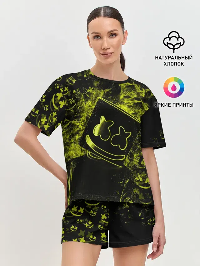 Женская пижама с шортами