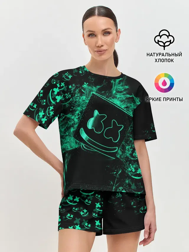 Женская пижама с шортами