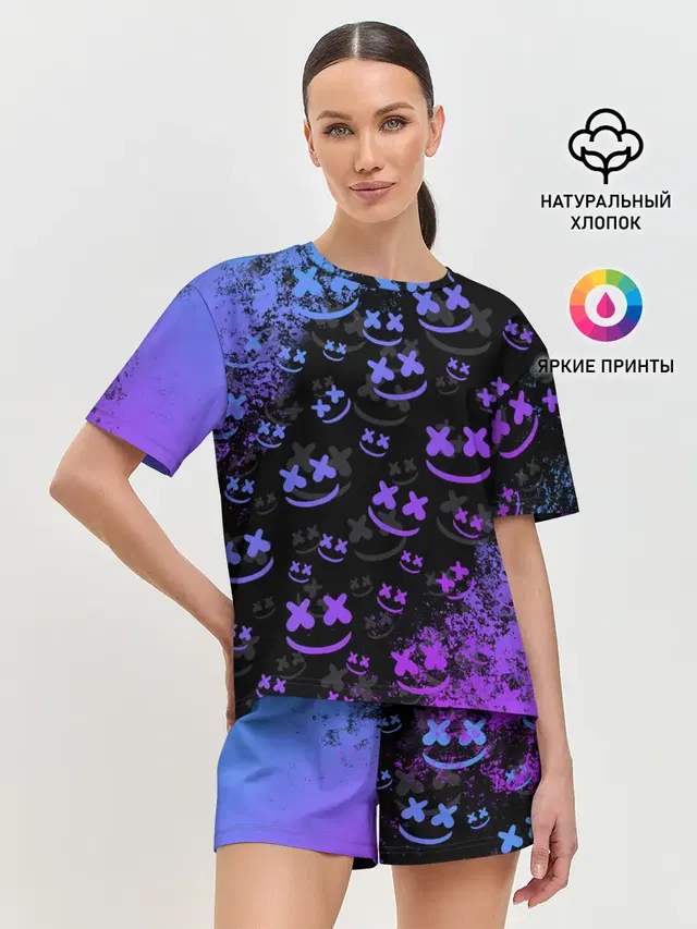 Женская пижама с шортами