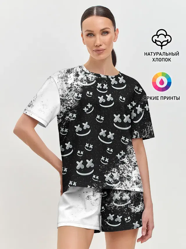 Женская пижама с шортами