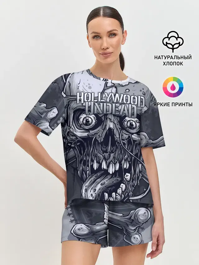 Женская пижама с шортами