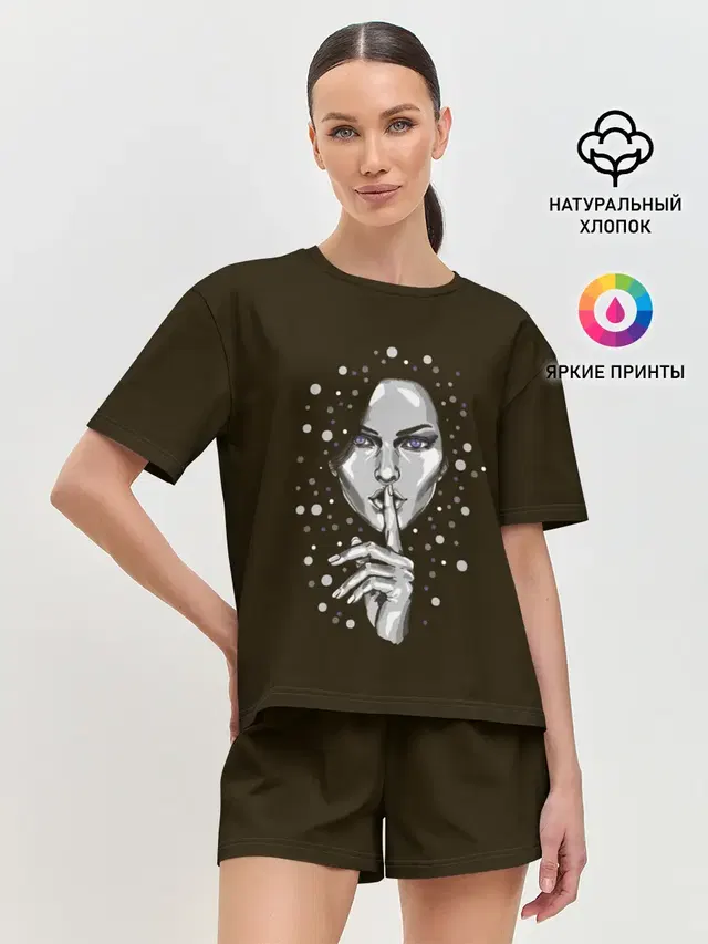 Женская пижама с шортами